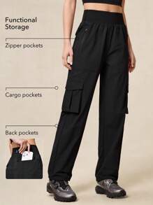OutZeal Pantalones de senderismo para mujer, unicolor Out Zeal, moda adecuada para el verano para senderismo