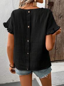 EMERY ROSE 一件式简约现代休闲波西米亚衬衫