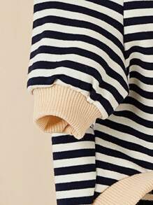 Sudadera con capucha a rayas para mascotas - Suéter suave y acogedor para gatos/perros, transpirable y elástico, diseño a rayas lindo, perfecto para mascotas pequeñas a medianas