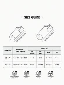 HELLO KITTY AND FRIENDS | SHEIN 5 Pairs Women Breathable Soft Boat Socks/Invisible Socks, Reinforced Toe & Heel, Cute Bow Pattern, Assorted Colors, Suitable For Spring & Summer