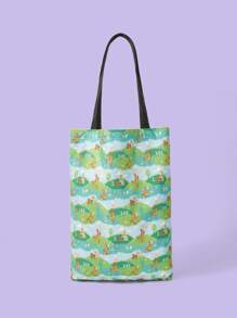 SCOOBY-DOO X SHEIN Cartoon Dog Pattern Versatile Portable Cute Tote Bag For Women - Multicolor - View 2