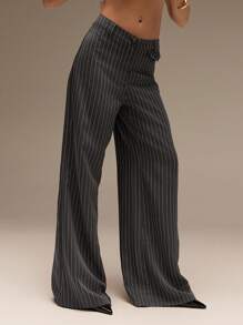 SHEIN Forever 21 Ropa de verano para mujer para baile de graduación/formal/playa/vacaciones/linda/uso occidental/casual de negocios/elegante/cumpleaños/salir/club/oficina/festival/rave/trabajo/elegante/concierto de música country/brunch/crucero/vieja riqueza/aeropuerto/modesta/iglesia/estilo hada/sexy/divertida/hippie/fiesta/Y2k/ropa de calle/años 2000/discoteca/graduación/invitada de boda/cóctel/vintage/ajustado/resort/hippie/ocasión/despedida de soltera/ropa de calle/vintage/años 90/tiro bajo/holgada/pierna recta/ancha/raya gris/pantalones