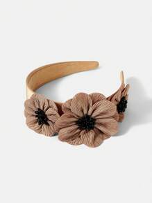 MOTF PREMIUM VERSATILE FLOWER DECOR HEADBAND HAIRBAND HAIR HOOP - Coffee - View 4