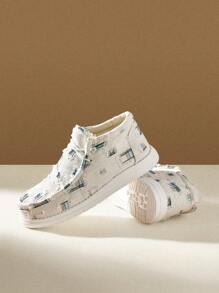 CUCCOO EASI Women's Fashion Lace-Up Distressed Casual Shoes, Suitable For Everyday Wear