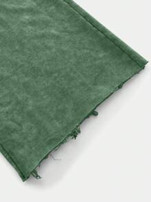 Men's Casual Sports Letter & Star Print Drawstring Waist Sweatpants (Size Runs Large) - Green - View 5