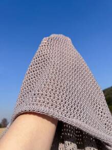 Manfinity CasualKnits Men's Solid Color Single-Breasted Short Sleeve Knit Top And Knit Shorts Set Men Short Sets Men Shirt Co Ords