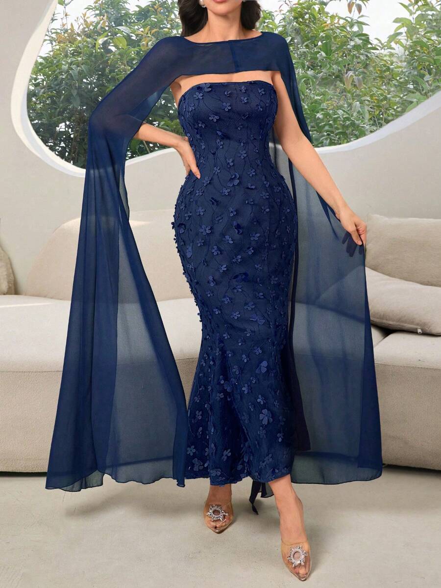 one shoulder evening dresses Ivonne D ID326 Size:6 Medium J Lo black and denver wedding dress shops