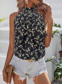 Breezaya Women's Sleeveless Fashion Shirt Suitable For Summer - Multicolor - View 3