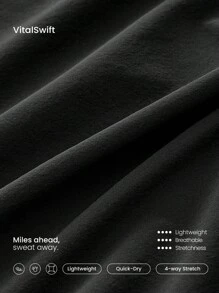 GLOWMODE 速干提花松紧腰阔腿裤带侧袋日常休闲装