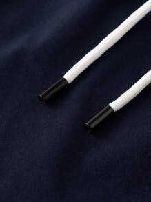 Manfinity Homme Herren einfarbige Shorts mit Tasche und Kordelzug an der Taille, Sommer