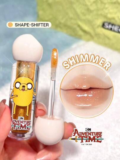 Adventure Time | SHEGLAM Heroes Only Shimmery 唇彩-Shape-Shifter 品牌 美容 化妝 化妝品 適合女性與女孩 完美搭配冬季春季 Y2K 時尚 流行 生日禮物 假期 派對準備就緒 最佳顏色