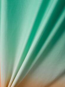 Manfinity Chillmode 男士度假休闲渐变椰子树印花背心和短裤套装，度假海滩装，舒适装 - 彩色 - 查看 6