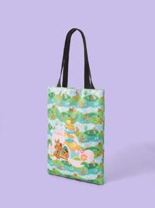 SCOOBY-DOO X SHEIN Cartoon Dog Pattern Versatile Portable Cute Tote Bag For Women - Multicolor - View 4