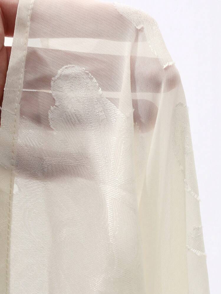 Women's Solid Color Tie-Up Cover Up Casual Cover Up For Beach & Holiday Vacation