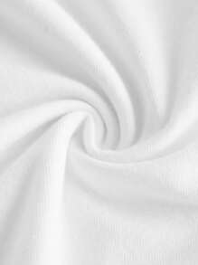 Siren Gaze 2025 Summer Outfits For Women: White Polo Shirt - Old Money Aesthetic Business Casual & Festival Ready, Turndown Collar Ruffle Waist Knight Print Top, Easter Styles Boho Chic Airport Travel T-Shirt - White - View 5