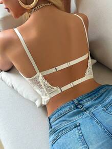 Fantasievolle Junggesellinnenabschied-BHs für erwachsene Frauen, bequem, stützend und als Oberbekleidung geeignet - Aprikosenfarben - Übersicht 2