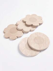 SHEIN 25 对一次性乳头贴，适合日常佩戴 - 杏色 - 查看 4