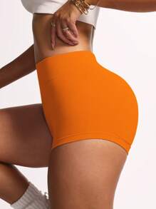 Slayoga Yoga-Shorts, sexy, hoher Bund, dehnbar, Workout, Übungs-Hot-Pants, Bikershorts, Spandex-Shorts