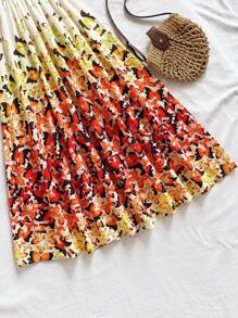 Soleia Robe de vacances avec nœud papillon