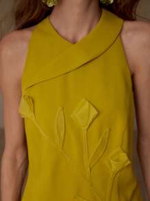 MOTF PREMIUM Apliques Wrap Top - Amarelo Mustarda - Ver 2
