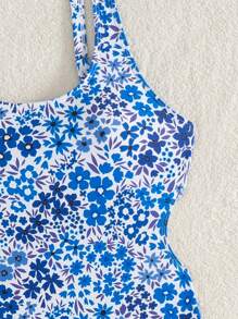 Swim Mod Đồ bơi liền thân hở lưng họa tiết hoa nhỏ nhắn cho kỳ nghỉ hè trên bãi biển dành cho nữ - Nhiều màu - Xem 6