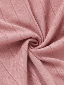 SHEIN 3件套高腰显瘦宽松休闲女式夏季长裤，秋季服装 - 彩色 - 查看 4