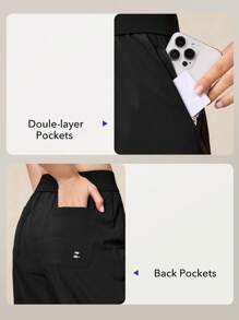OutZeal Pantaloni estivi da donna, con tessuto tecnico traspirante, fascia in vita regolabile, gambe a tubo, per attività sportive all'aperto