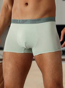 9pcs/Set Men's Minimalist Fashion Boxer Briefs, Suitable For Summer