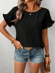 EMERY ROSE 一件式简约现代休闲波西米亚衬衫