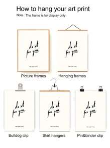 1 tấm áp phích vải canvas không khung, nghệ thuật hiện đại, tranh in Do It For You, tranh in tường truyền cảm hứng, quà tặng lý tưởng cho hành lang phòng ngủ phòng khách, nghệ thuật treo tường, đồ trang trí tường, đồ trang trí mùa đông, trang trí phòng - Nhiều màu - Xem 8