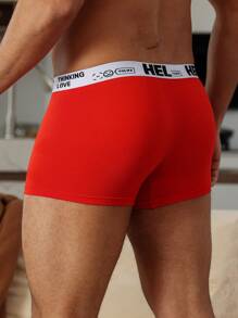 9pcs/Set Men's Minimalist Fashion Boxer Briefs, Suitable For Summer