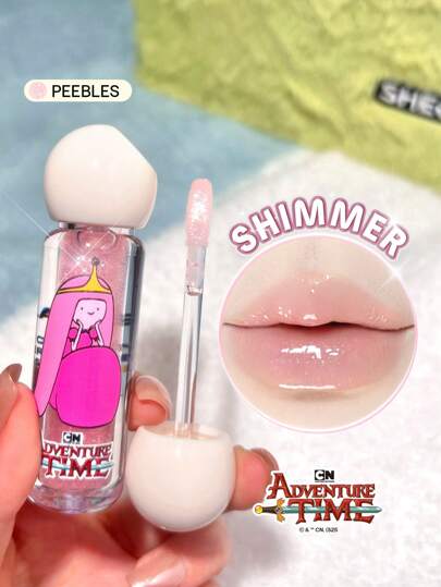 Adventure Time | SHEGLAM Heroes Only Shimmery Gloss à LèVres-Peebles Rouge Marque Beauté Visage Maquillage CosméTique Pour Femmes Filles Parfait Pour Hiver IdéAl Pour Y2K ÉLéGant Mode Adapté Pour Anniversaire Xmas Cadeau FêTe PrêT Meilleure Couleur