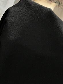 SHEIN Summer Outfits - Heart Print Batwing Sleeve Tee, Maternity T-Shirts, Pajama, Loungewear, Sleepwear, Tank Top With Bra, Underwear & Sleepwear, Pajama Set - Black - View 4