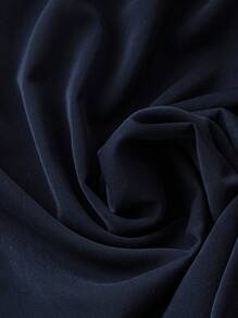 Al Najma 女士几何图案长袖宽松阿拉伯长袍夹克 - 藏蓝色 - 查看 5