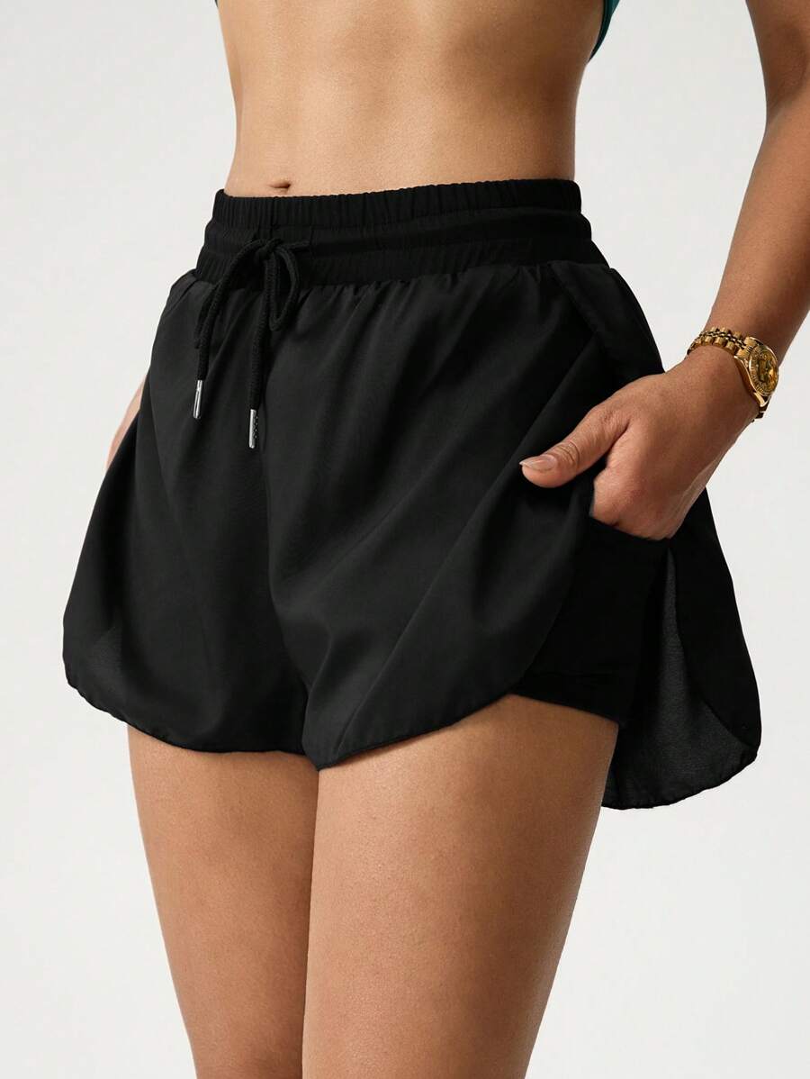 Hanevo Professional Sport Yoga Shorts - YJKD1217 Sportwear For Daily Wear - Black - View 1