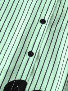 SHEIN LUNE Camicia di moda da donna con stampa, adatta per l'estate
