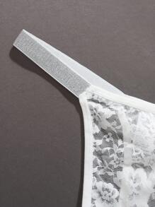 MidnightGlam 3pcs Women's Sexy Lace Thong Panties