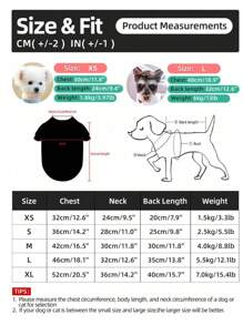 1 件适合小型/中型犬和猫的宠物运动衫，情人节装 - 灰色 - 查看 5