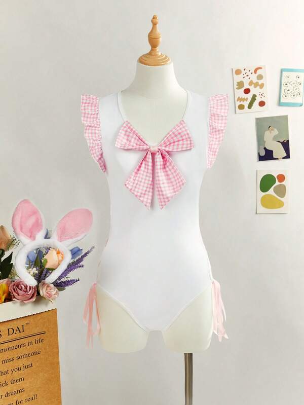 Teen Girl Costume Set (Jumpsuit & Headpiece, 2pcs)