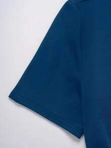 SHEIN Manfinity Dauomo 男士休闲百搭纯色短袖 T 恤