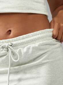 Missguided x Playboy Jupe mini en coton mélangé sweat confortable et décontractée, tenue de loisirs sportive, mode streetwear, taille élastique, pour soirée, club, sortie, automne hiver