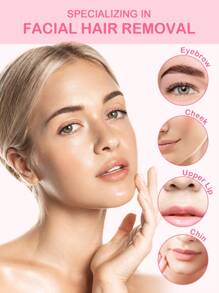 Strisce depilatorie per il viso alla rosa di SlowSunday