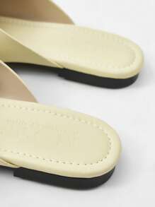 MOTF PREMIUM COMFORTABLE CASUAL VERSATILE WHITE FLATS - Yellow - View 6