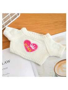 Cute Slogan Graphic Pet Sweater Apparel