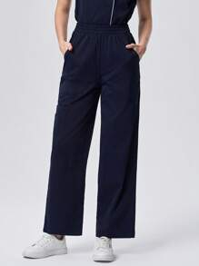 Scrubzie Anti-Wrinkle Fabric Multi-Pocket Women's /Nursing Scrub Uniform Pants