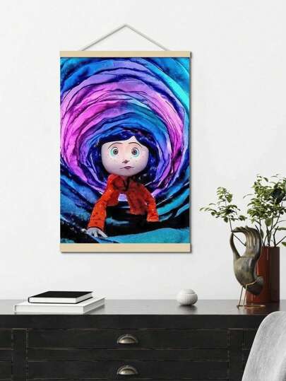 1 件万圣节装饰画、墙面装饰、家居装饰、无框