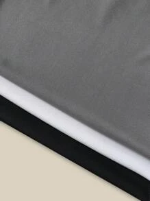 Chiquease Set de 3 camisetas deportivas informales sin mangas para mujer, tops de punto suave y elástico de unicolor