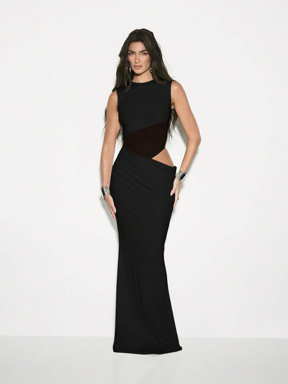 form fitting casual dresses Sokhug Casual Maxi Dresses for Women 2026 Sleeveless Scoop Neck Bodycon Ribbed Knit Form Fitting Solid Summer Dresses, Women's, Size: Medium