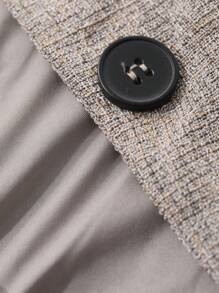 DAZY 女士夏季法式露背吊带无袖开衫外套，女士西装外套商务装