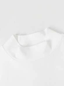 INAWLY Conjunto de 2 piezas para mujer compuesto por camiseta de manga larga y mono con tirantes - Multicolor - Ver 3